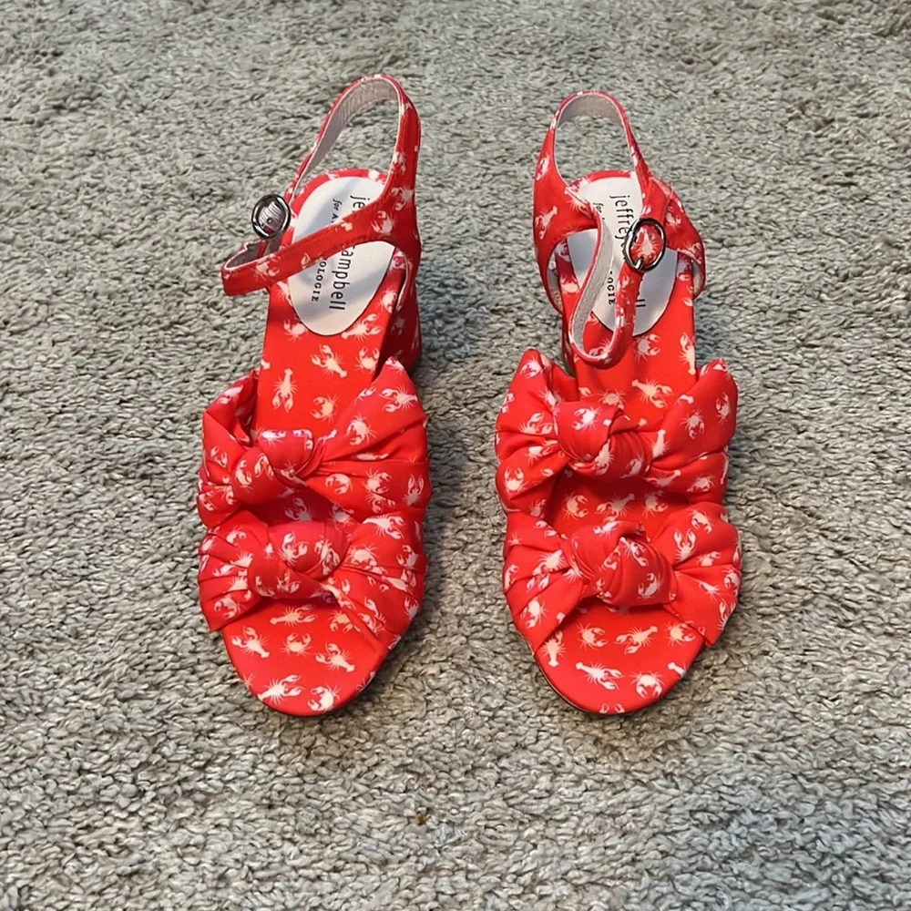 NIB Jeffrey Campbell for Anthropologie Lobster/Crab Heels Size 5 - Picture 4 of 9